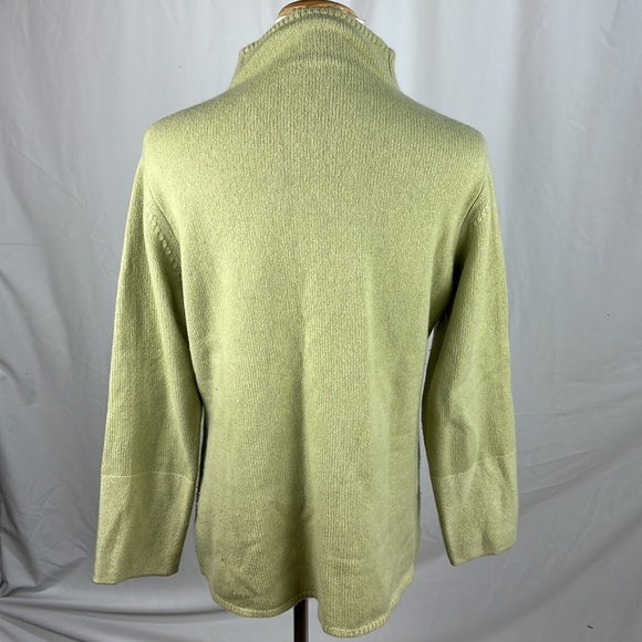 Beautiful Long Sleeve Funnel Neck Cashmere Sweater - Picture 4 of 6